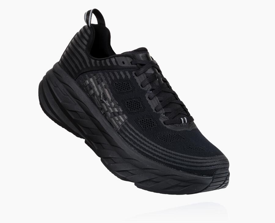 Hoka One One Hardloopschoenen Heren - Bondi 6 - Zwart - NU3614209